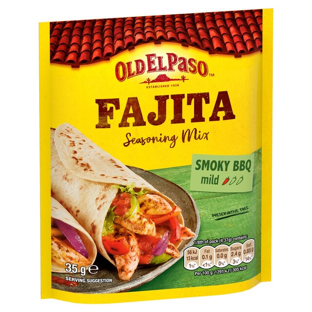 Old El Paso Smoky BBQ Fajita Seasoning Mix thumbnail 3