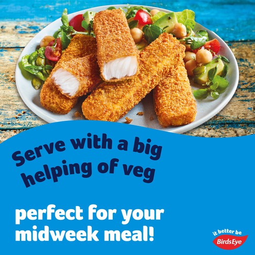 Birds Eye 12 MSC Breaded Wholegrain Fish Fingers thumbnail 3