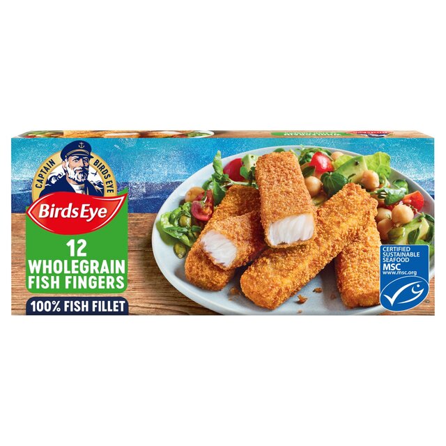 Birds Eye 12 MSC Breaded Wholegrain Fish Fingers