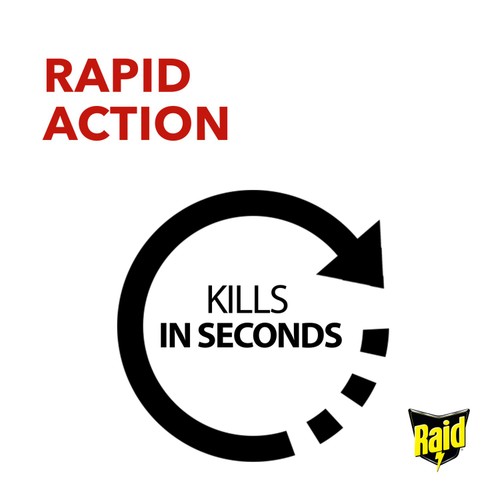 Raid Rapid Action Fly & Wasp Killer thumbnail 3