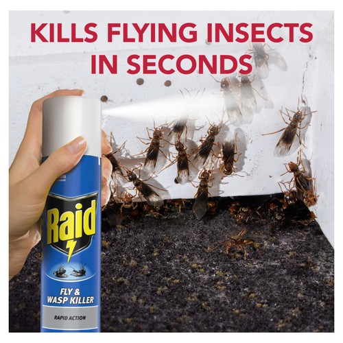 Raid Rapid Action Fly & Wasp Killer thumbnail 4
