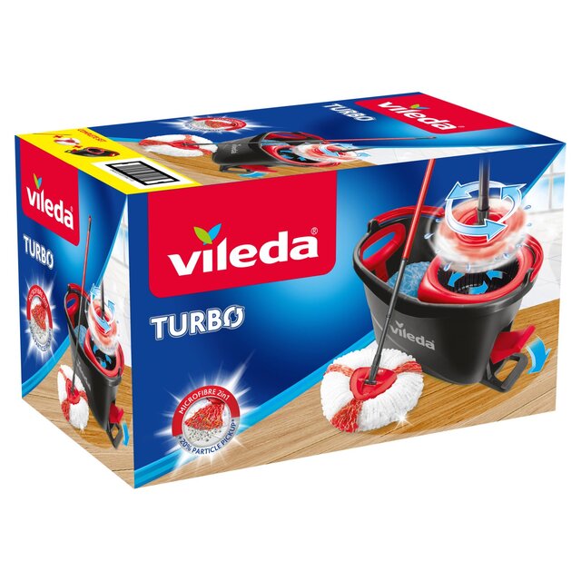 Vileda Turbo 2in1 Spin Mop and Bucket Set thumbnail 4
