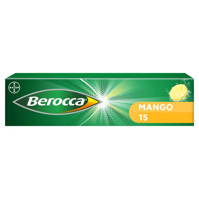 Berocca Mango Energy Vitamin Effervescent Tablets