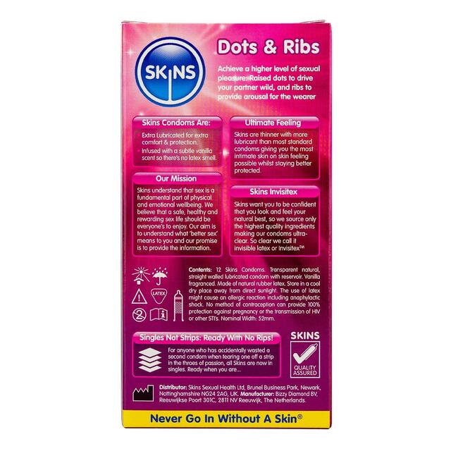 Skins Dots & Ribs Condoms thumbnail 2