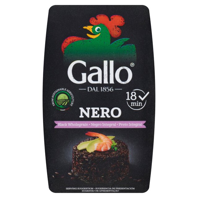 Riso Gallo Black Wholegrain Rustico