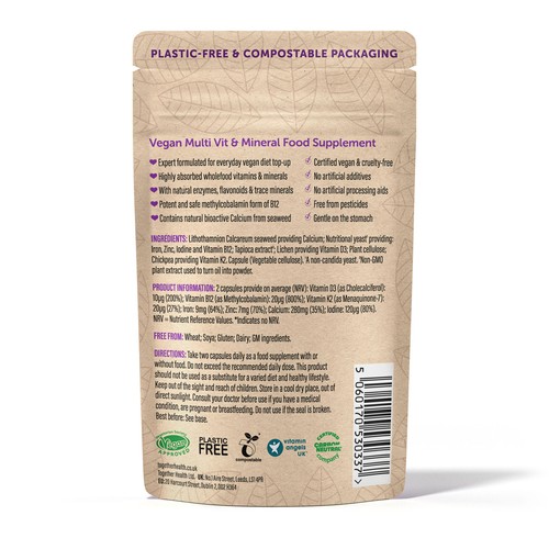 Together Health Vegan Multi Vegan Supplement thumbnail 2