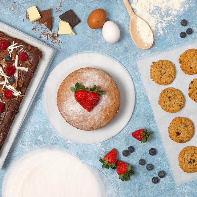 Tala 20 23cm Greaseproof Baking Cake Tin Liners thumbnail 3