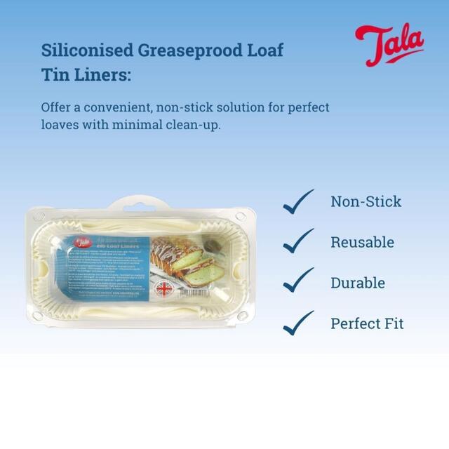 Tala 30 Non-stick Loaf Baking Tin Liners 2lb thumbnail 4