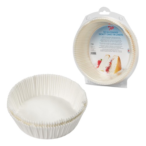 Tala 50 Non-stick Cake Baking Tin Liners 18cm   thumbnail 3