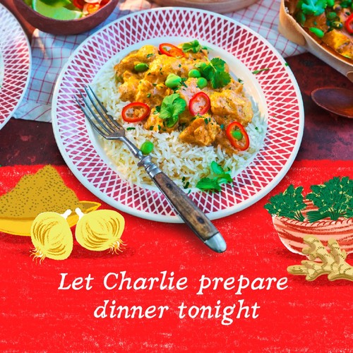 Charlie Bigham's Thai Red Chicken Curry & Fragrant Rice for 2 thumbnail 3