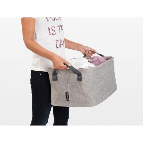 Brabantia Foldable Laundry Basket 35 L, Grey thumbnail 2
