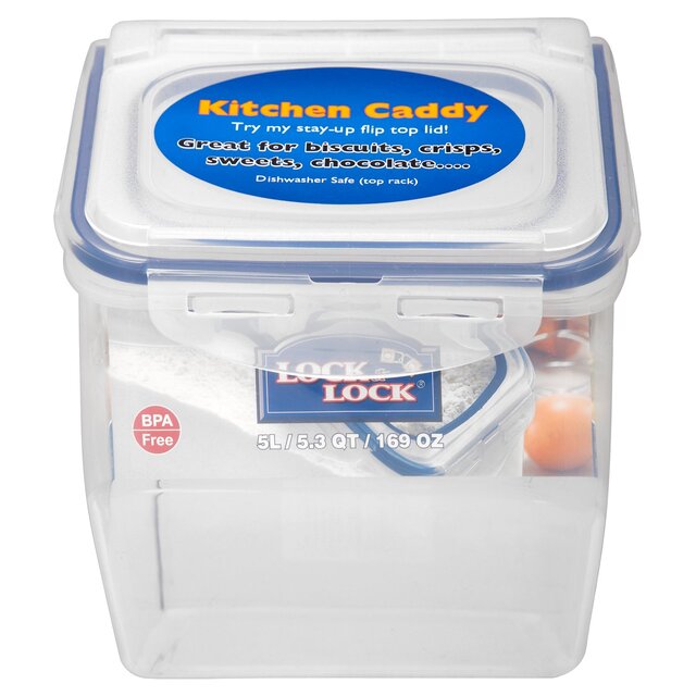 LocknLock Kitchen Caddy with Flip To Lid 5L thumbnail 2