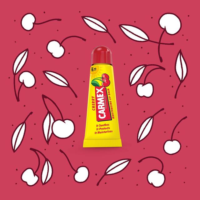 Carmex Cherry Lip Balm Tube SPF15 thumbnail 4