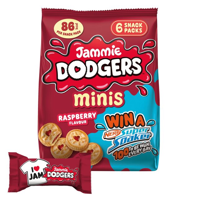 Jammie Dodgers Raspberry Biscuits Minis Multipack
