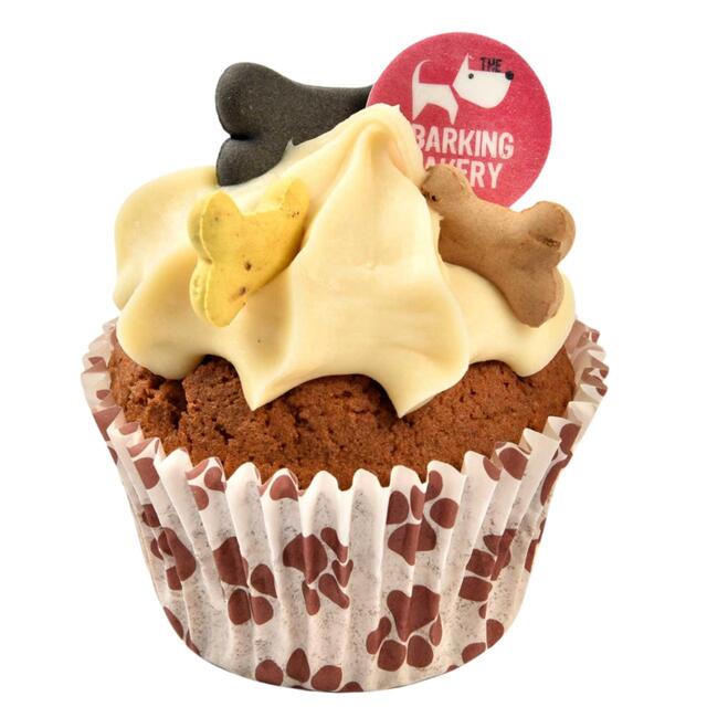 The Barking Bakery Woofin Dog Treat Muffin, Vanilla, Vanilla Yogurt Icing thumbnail 2