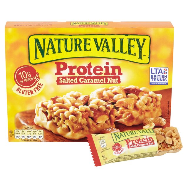 Nature Valley Protein Salted Caramel Nut Cereal Bars thumbnail 3