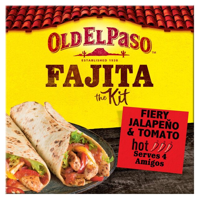 Old El Paso Mexican Fiery Jalapeno & Tomato Fajita Kit