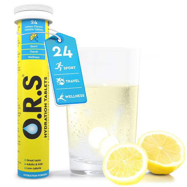 O.R.S Lemon Hydration Tablets