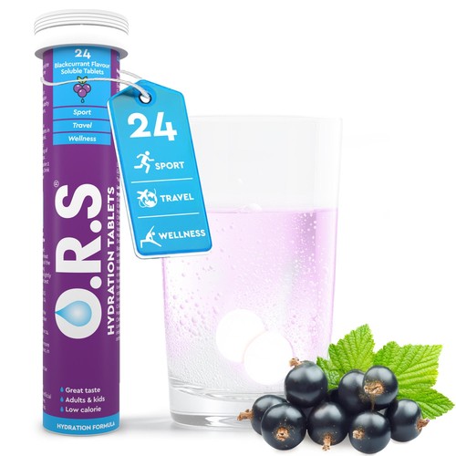 O.R.S Blackcurrant Hydration Tablets
