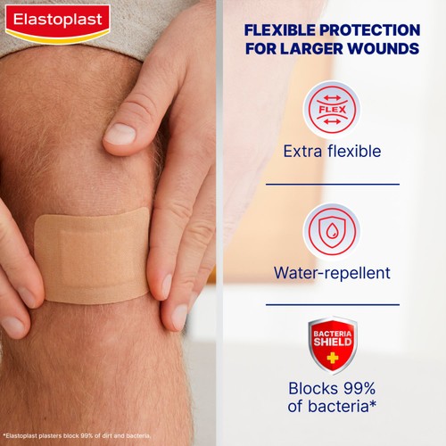Elastoplast Fabric Plasters Knee & Elbow  thumbnail 2
