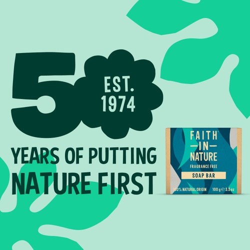 Faith in Nature Unfragranced Pure Hand Made Soap Bar thumbnail 2