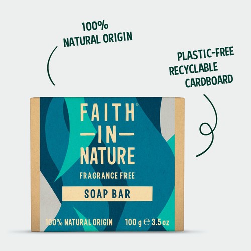 Faith in Nature Unfragranced Pure Hand Made Soap Bar thumbnail 5
