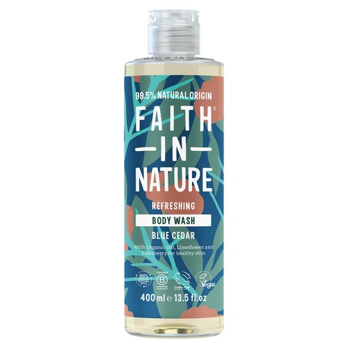 Faith in Nature For Men Blue Cedar Body Wash
