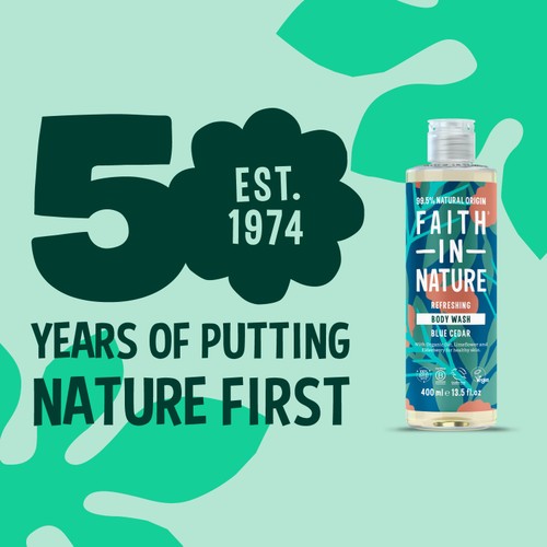 Faith in Nature For Men Blue Cedar Body Wash thumbnail 2