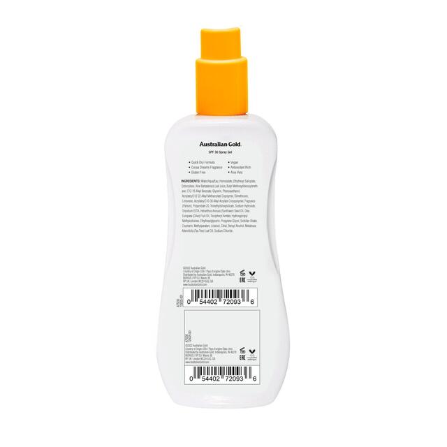 Australian Gold SPF 30 Sunscreen Clear Spray thumbnail 3