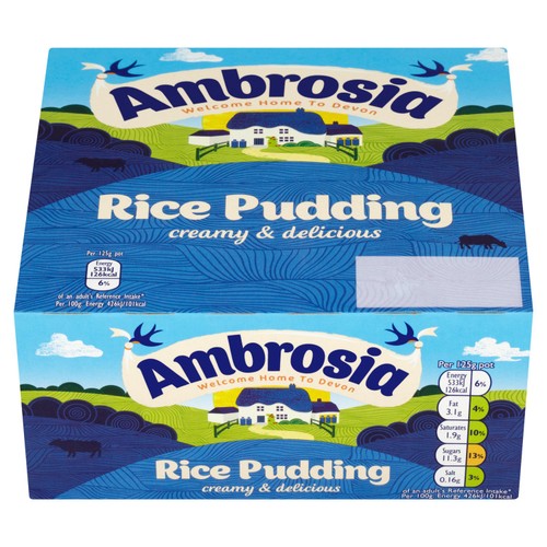 Ambrosia Rice Pudding Dessert Snack Pots thumbnail 4