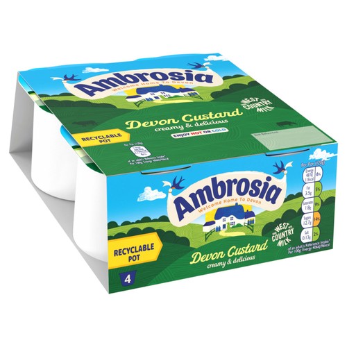 Ambrosia Devon Custard Dessert Snack Pots thumbnail 3