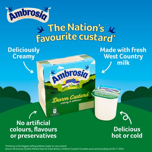 Ambrosia Devon Custard Dessert Snack Pots thumbnail 4