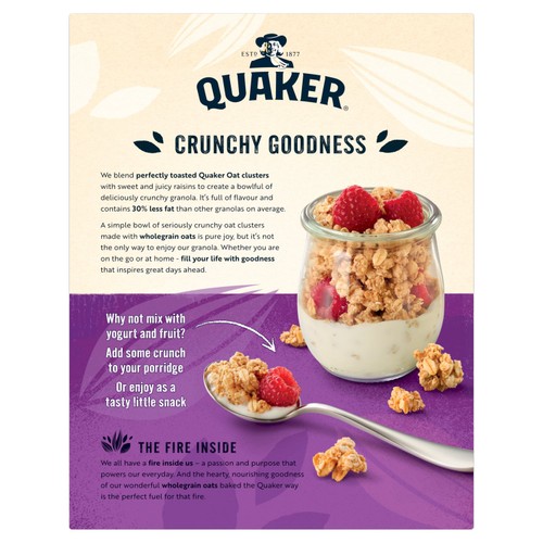 Quaker Oat Granola Raisin Cereal thumbnail 2