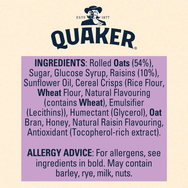 Quaker Oat Granola Raisin Cereal thumbnail 5
