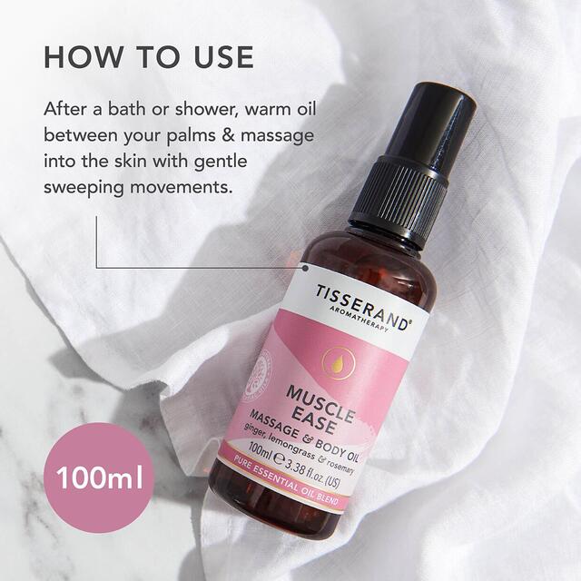 Tisserand Muscle Ease Massage & Body Oil thumbnail 4