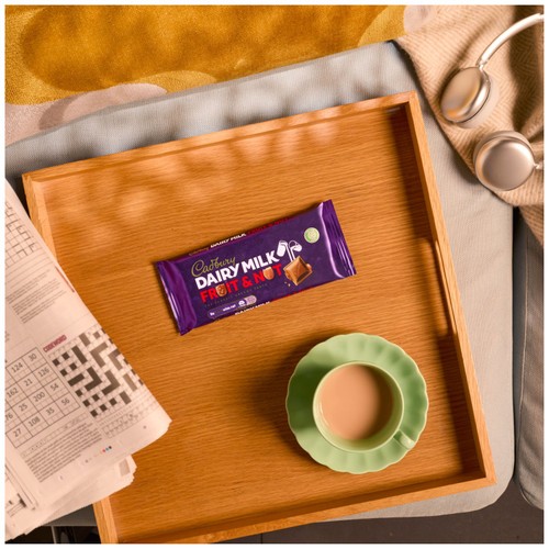 Cadbury Dairy Milk Fruit & Nut Chocolate Bar thumbnail 4
