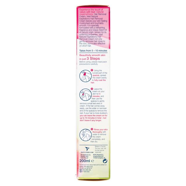 Veet Natural Hair Removal Cream Sensitive thumbnail 3