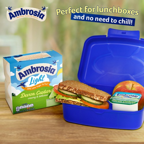 Ambrosia Low Fat Custard Dessert Snack Pots thumbnail 5