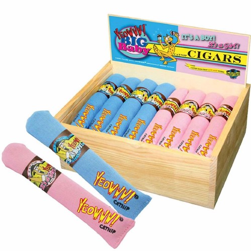 Yeowww Catnip Cigar Pink Cat Toy thumbnail 2