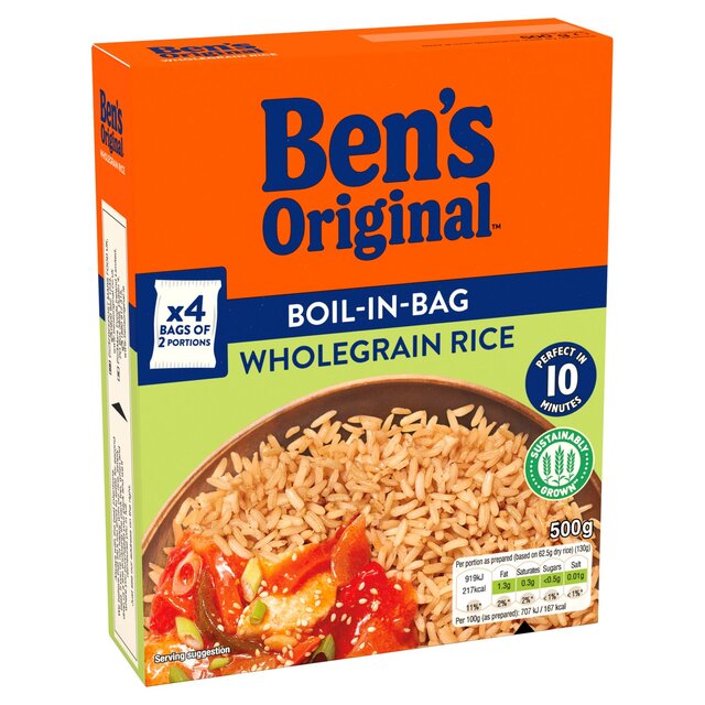 Ben's Original Boil In Bag Wholegrain Rice thumbnail 2