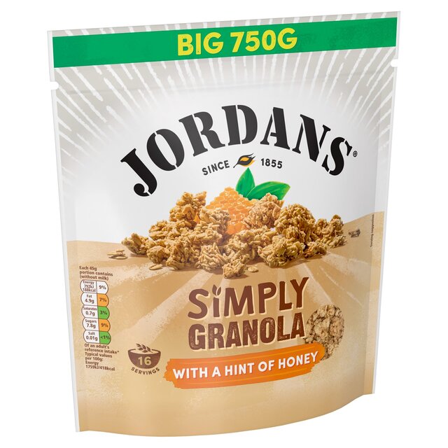 Jordans Simply Granola with a Hint of Honey Breakfast Cereal thumbnail 3