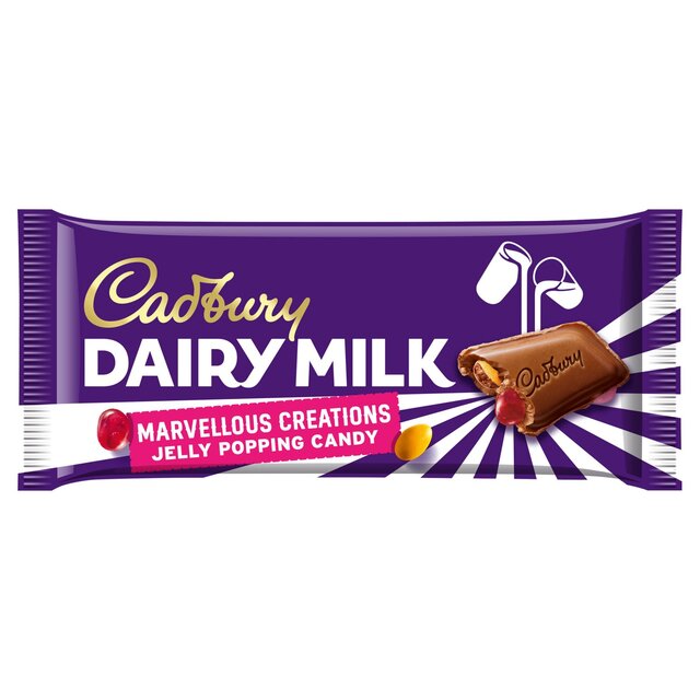 Cadbury Marvellous Creations Jelly Popping Candy Chocolate Bar
