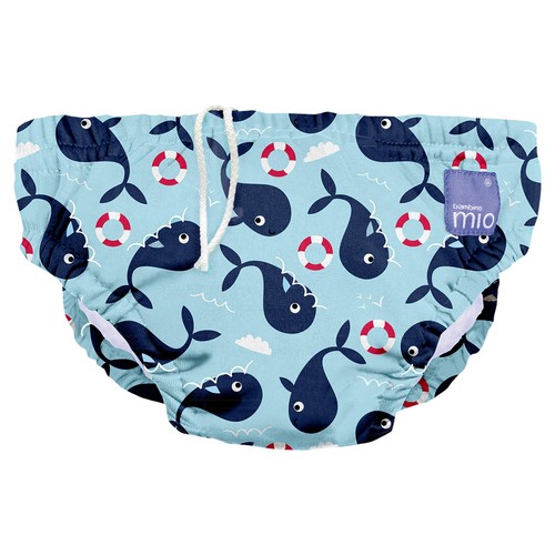 Bambio Mio Reusable Swim Nappy 2- 3 Years Xtra Large Whale thumbnail 2