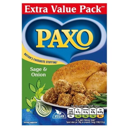 Paxo Sage & Onion Stuffing Mix thumbnail 2