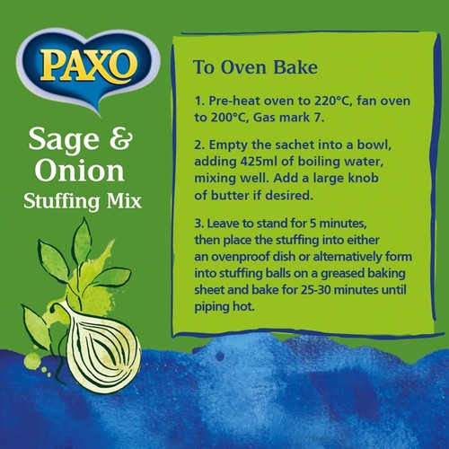 Paxo Sage & Onion Stuffing Mix thumbnail 6