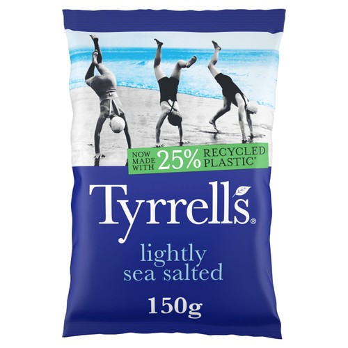 Tyrrells Lightly Sea Salted Sharing Crisps