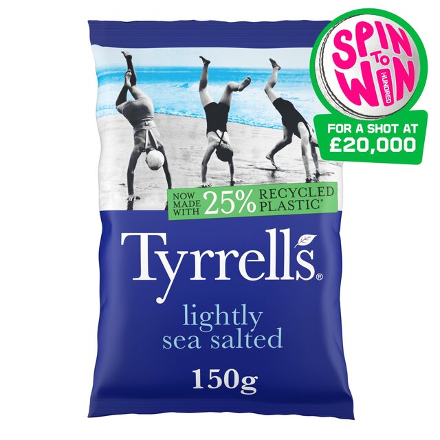 Tyrrells Lightly Sea Salted Sharing Crisps