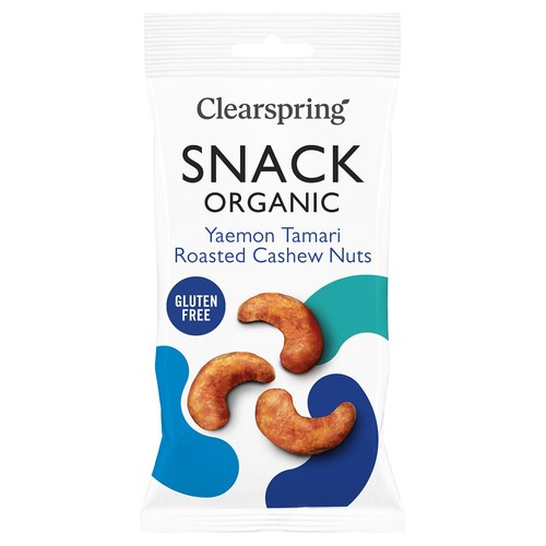 Clearspring Gluten Free Organic Tamari Roasted Cashew Nuts