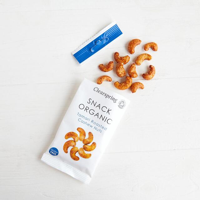 Clearspring Gluten Free Organic Tamari Roasted Cashew Nuts thumbnail 3