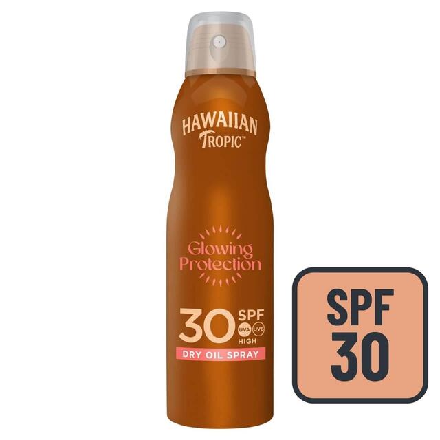 Hawaiian Tropic Protective SPF 30 Dry Oil Continuous Sunscreen Spray